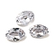 Glass Rhinestone Cabochons, Pointed Back & Back Plated, Faceted, Oval, Alexandrite, 6x4x3mm