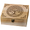 arricraft 1 Pc Tree of Life Wooden Memory Keepsake Box, Metal Knot Box with Hinged Lid and Lock Decorative Storage Box Stash Box for Photo Letter Souvenir Jewelry 7.6x9.6x4inch(19.5x24.5x10.3cm)