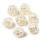 ABS Imitation Pearl Beads, Flower, 12x11mm, Hole: 2mm, 757pcs/500g