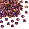 Preciosa® MAXIMA Crystal No Hotfix Flatback Stones, Czech Crystal, Aluminium Layer, Round(438 11 615 Chaton Rose), 00030 299 Volcano, SS12(3~3.2mm)