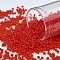TOHO Round Seed Beads, Japanese Seed Beads, (5F) Transparent Frost Light Siam Ruby, 11/0, 2.2mm, Hole: 0.8mm, about 5555pcs/50g