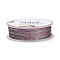 Polyester Metallic Thread, Colorful, 1mm, about 32.8 yards(30m)/roll