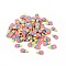 Handmade Polymer Clay Cabochons, Tumbler Toy, Colorful, 8x4.5~5x0.8~1mm, about 25000pcs/1000g