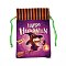 Halloween Cotton Cloth Storage Pouches, Rectangle Drawstring Treat Bags Goody Bags, for Candy Gift Bags, Witch Pattern, 21x14.5x0.4cm