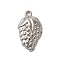 Non-Tarnish 304 Stainless Steel Pendants, Grape Charms, Stainless Steel Color, 22x13x4mm, Hole: 1.6mm