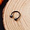 316L Stainless Steel Micro Pave Cubic Zirconia Circular/Horseshoe Barbell, Round, Inner Diameter: 10mm, Pin: 1.2mm
