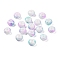 Opaque Spray Painted Glass Beads, Rondelle, Violet, 8x5mm, Hole: 2mm, about 1041pcs/450g