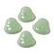Glass Cabochons, Imitation Gemstone, Buddhist Statues, Dark Sea Green, 28x29x7mm