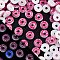 Luminous Resin Imitation Food Decoden Cabochons, Glow in the Dark, Donut, Old Rose, 8.5~9x4.5mm