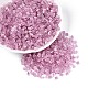 Прозрачные внутри цветные стеклянные бусины SEED-T007-13C-3