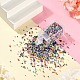 1800шт 15 цвета стеклянные бусины-цилиндры SEED-YW0002-59-3
