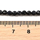 Бусины из натурального черного сапфира G-G259-D07-3mm-5