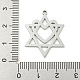 Подвески из нержавеющей стали 304 STAS-Z076-4P-3
