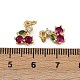 Латунные микро проложить кубического циркония подвески KK-Z120-08G-02-3
