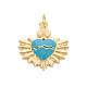 Латунь эмаль подвески KK-S362-042-NR-2