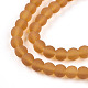 Прозрачные стеклянные бусины GLAA-T032-T4mm-MD23-3