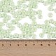 Непрозрачные цвета блестящие стеклянные бусины SEED-P008-01C-02-4
