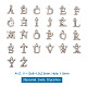 Подвески сплава Rhinestone ALRI-TA0001-04P-9