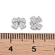 Латунные микропаве прозрачные подвески с фианитом KK-K351-46C-P-3