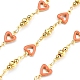 Латунные сердечные цепи KK-D368-03G-F-1