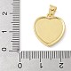 Латунные микро проложить кубического циркония подвески KK-K298-31G-3