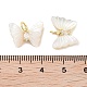 Латунные микро проложить кубического циркония подвески KK-C051-34G-3