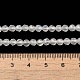 Натуральный белый агат бисер нитей G-G580-4mm-01-5