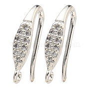 Латунные крючки для серьги из чистого циркония KK-R149-21S
