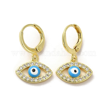 Серьги с подвесками из латуни EJEW-Q797-23G-04-1