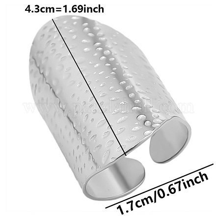 Кольца-манжеты унисекс из нержавеющей стали 304 CP3716-1-1