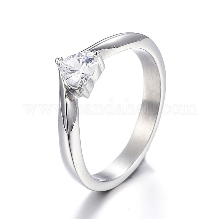 Кольца из хирургической нержавеющей стали 316 RJEW-F054-01P-19mm-1