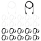 arricraft 20 Pcs Replacement Nylon Necklace Cord, Nylon Lanyard Cord with Breakaway Clasps for Necklaces Pendant and Crafting Jewelry Making, Black and White