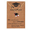 Graduation Theme Alloy Pendant Necklaces, Golden, Hat, 17.32 inch(44cm)