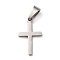 Tarnish Resistant 304 Stainless Steel Pendants, for Jewelry Making, Cross, Stainless Steel Color, 20.5x12.5x1.2mm, Hole: 3.5x7mm