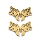 201 Stainless Steel Connector Charms, Hollow, Butterfly, Golden, 12x17x1mm, Hole: 1.4mm