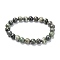 Natural Zebra Jasper Stretch Beaded Bracelets, Round, Inner Diameter: 2-1/8 inch(5.5cm), Beads: 8~9mm