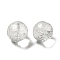 Transparent Glass Beads, Gradient Color, Round, Clear, 12.5x12mm, Hole: 1.4mm