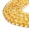 Natural Amber Beads Strands, Round, 5~5.5mm, Hole: 0.5mm, about 159pcs/Strand, 30.31 inch(77cm)