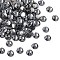 Preciosa® Crystal Hotfix Flatback Stones, Czech Crystal, Round(438 11 612 Chaton Rose VIVA 12 ®), 00030 260 NightFall, SS8(2.3~2.5mm)