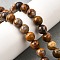Natural African Opal Beads Strands, Round, 8.5mm, Hole: 1mm, about 45pcs/strand, 14.92''(37.9cm)
