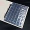 42-Pocket PVC Coin Collection Pages, Sleeve Page Protectors for 3-Ring Binders, Coin & Bedge Storaging Holders, Clear, 25.2x19.5cm, Compartment: 28x28mm