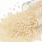TOHO Round Seed Beads, Japanese Seed Beads, Frosted, (147F) Ceylon Frosted Light Ivory, 11/0, 2.2mm, Hole: 0.8mm, about 1110pcs/10g