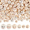 PH PandaHall Smile Face Wood Beads, 180pcs 6 Styles Natural Wooden Beads 12/13/16/18mm Wood Spacer Beads Ball Wooden Loose Beads for Craft Jewelry Making Bracelets Necklaces Keychains Handmade Favors
