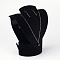 Velvet Jewelry Display Stands, Necklace Bust Display Stand, 22.6x21.5cm