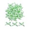 Polyester Costume Accessories, Bowknot, Pale Green, 16x19x3mm