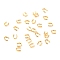 Iron Wire Guardian and Protectors, Long-Lasting Plated, Real 18K Gold Plated, 4.5x4x1mm, Hole: 0.6mm