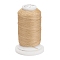 Waxed Polyester Cord, Flat, PeachPuff, 1mm, about 76.55 yards(70m)/roll