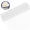 BENECREAT 2.18 Yards Birdcage Veil Netting Fabric, 17.7inch Wide Russian Millinery Netting Organza Tulle Fabric White Net Mesh Hat Veil for Wedding, Dress Decoration