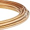 Copper Wire for Jewelry Making, Round, Salmon, 12 Gauge, 2mm, 5m/roll
