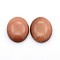 Gemstone Cabochons, Oval, Synthetic Goldstone, 30x22x6~8mm